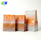 Kundenspezifischer Logo Flat Bottom Box Pouches für den verpackenden Kaffee, wiederversiegelbare Kasten-Beutel-Kaffee-Tasche mit Ventil