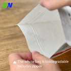 Biologisch abbaubare 250g Verpacken- der Lebensmitteltaschen-weißes Kraftpapier mit Winkel des Leistungshebels