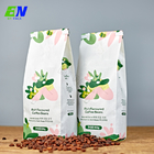 Kaffee-Tasche des Kraftpapier-hohe Sperren-kompostierbare Seitenkeil-500g mit Ventil
