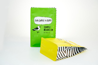 Kraftpapier-flacher unterer Beutel kundengebundener Entwurf für das tägliche Nahrungsmittelkaffeebohne-Verpacken