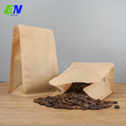 Flacher unterer Recycable Taschen-Plastikkaffee PE/PE, der mit kundengebundenem Drucken verpackt