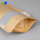 Kraftpapier-Ausgangskompostierbarer Stand herauf Beutel für Kaffeebohnen oder das Verpacken der Lebensmittel pulverisieren