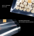 Glatter Druckkundengebundener Vakuumbeutel für gekochtes Essen mit Hohlraumversiegelungs-Maschine