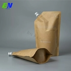 Das kundenspezifische Verpacken Juice Beer Plastic Aluminum Foil-Tülle PET Taschen-2oz 3oz Eco steht oben Beutel mit Tülle