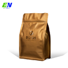 Folie Kaffees 250gr 500gr metallische flacher unterer kundenspezifischer Druck Beutels
