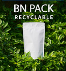Kundenspezifische gedruckt stehen herauf ZipverschlussPlastiktasche recyclebaren Beutel für Kaffee-das Verpackentee-Verpacken