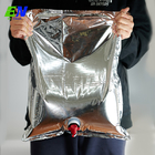 Kundengebundene Größen-Tasche in Kasten metallisiertem Tüllen-Beutel für das flüssige Verpacken mit Schmetterlings-Düse