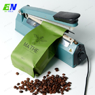Kundengebundene Entwurfs-Seiten-Keil-Kaffee-Satz-Kaffee-Tasche mit Ventil und Tin Tie