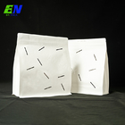 Kaffee-Taschen-kompostierbares weißes Kraftpapier Winkels des Leistungshebels biologisch abbaubares