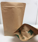 Kompostierbarer Stand-oben Beutel, der taschen-trockene Frucht-Tasche Kraftpapiers Verpackenverpackt