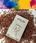 100 % biologisch abbaubares Visitenkarten-Kraftpapier für Kaffeebohnen
