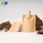 Comesitc Gewohnheit des natürliches Brown Kraftpapier-flüssige Tüllen-Beutel-50ml 100ml