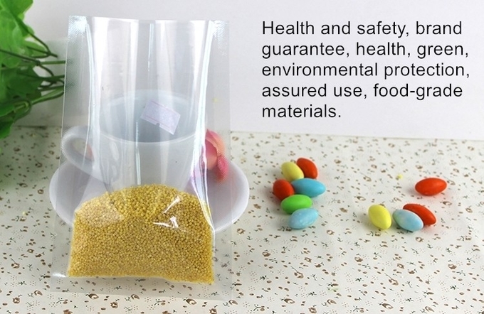 Sackt freier Speicher BPA Vakuumkundenspezifische Nahrung prägte ganze gefrorene transparente Vakuumdichtungs-Tasche 6 ein